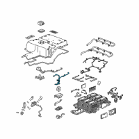 OEM Chevrolet Spark EV Battery Cable Diagram - 23459379