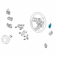 OEM 2020 Ford Mustang Shift Paddle Diagram - FR3Z-3F884-BB