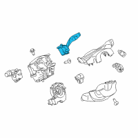 OEM 2017 Ford Transit-150 Wiper Switch Diagram - F1FZ-17A553-A