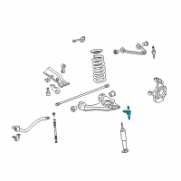 OEM GMC Sierra 2500 Stud Kit, Front Lower Control Arm Ball Diagram - 15743845