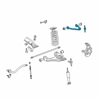 OEM 2000 Chevrolet Silverado 2500 Control Arm Diagram - 12474581