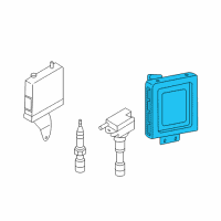 OEM 2006 Hyundai Azera Engine Computer Control Module Diagram - 39110-3C210