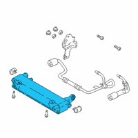 OEM 2018 Ford F-150 Transmission Cooler Diagram - JL3Z-7869-A