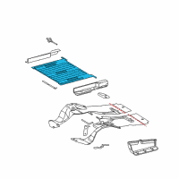 OEM 2005 Dodge Sprinter 2500 Pan-Center Floor Diagram - 5121536AA