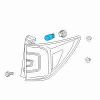 OEM 2018 Honda Pilot Bulb (T20 W21W) Diagram - 33303-TZ5-A01