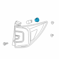 OEM Honda Passport Socket (T20) Diagram - 33302-S7A-003