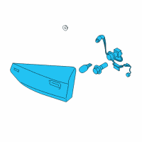 OEM 2018 Ford Fusion Back Up Lamp Assembly Diagram - HS7Z-13404-A