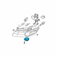 OEM 2004 Infiniti FX35 Control Unit-XENON Head Lamp Diagram - 28474-89910