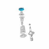 OEM 2006 Toyota Avalon Strut Mount Diagram - 48609-07020