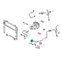 OEM 2009 Lexus LS600h Tube Sub-Assy, Liquid, A Diagram - 88706-50040