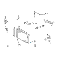 OEM Toyota Radiator Packing Diagram - 96711-19007