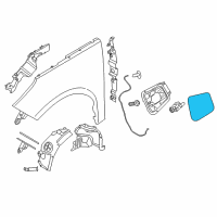 OEM BMW i3 Fill-In Flap, Primed Diagram - 51-17-7-376-189