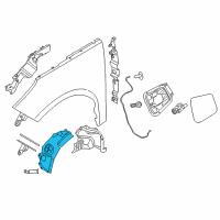 OEM 2017 BMW i3 Cover, Wheel Arch, Frontsection, Front Left Diagram - 51-71-7-368-599