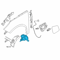 OEM 2019 BMW i3 Cover, Wheel Arch, Rear Section, Front Left Diagram - 51-71-7-368-601