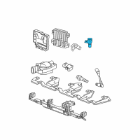 OEM GMC Envoy XL Sensor Asm-Camshaft Position Diagram - 12591720