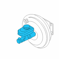 OEM 1999 Dodge Durango Brake Mastr Cylinder Diagram - 4883814AA