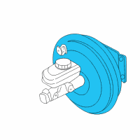 OEM 1998 Dodge Durango Booster-Power Brake Diagram - 4883812AB