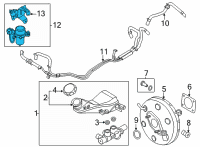 OEM 2021 Kia K5 Pump Assy-Vacuum Diagram - 59200L1000