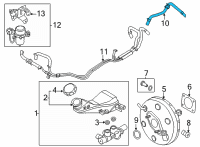OEM 2022 Kia Sorento Hose Assembly-Brake BOOS Diagram - 59130P2250