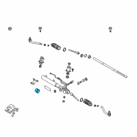 OEM 2010 Hyundai Veracruz Rubber-Steering Gear Mounting Diagram - 57789-3J000