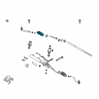 OEM 2007 Hyundai Veracruz Bellows-Steering Gear Box Diagram - 57740-3J000