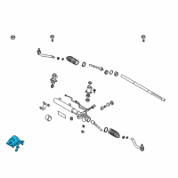 OEM 2007 Hyundai Veracruz Heat Protector Assembly-Power STEE Diagram - 57280-3J000