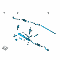 OEM Hyundai Veracruz Gear & Linkage Assembly-Power Steering Diagram - 57700-3J101