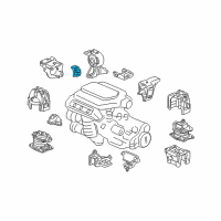 OEM 2016 Honda Odyssey Damper, Side Stopper Dynamic Diagram - 50825-S3V-A00