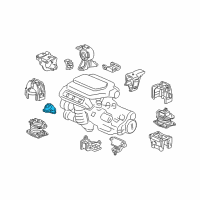 OEM Honda Odyssey Bracket, FR. Engine Mounting Diagram - 50630-SHJ-A00