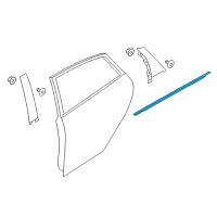 OEM 2012 Ford Focus Belt Weatherstrip Diagram - BM5Z-5825860-B