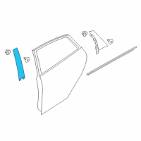 OEM 2012 Ford Focus Applique Diagram - CP9Z-58255A35-A