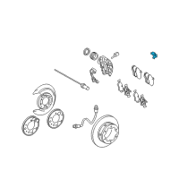 OEM 2006 Dodge Sprinter 2500 Clip-Brake Anti-RATTLE Diagram - 5103634AA