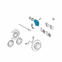 OEM 2004 Dodge Sprinter 2500 CALIPER-Disc Brake Diagram - 5103741AA