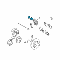 OEM 2003 Dodge Sprinter 3500 Seal-CALIPER Piston Diagram - 5139263AA