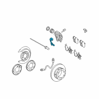 OEM 2003 Dodge Sprinter 2500 Adapter-Disc Brake CALIPER Diagram - 5103633AA