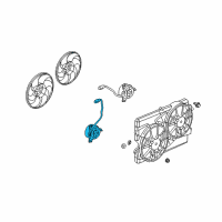 OEM Saturn Fan Motor Diagram - 89019134