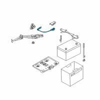OEM 2012 Infiniti FX35 Cable Assy-Battery Earth Diagram - 24080-1CA0A