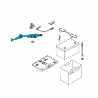 OEM 2010 Infiniti FX50 Cable Assy-Battery To Starter Motor Diagram - 24105-1CA2A