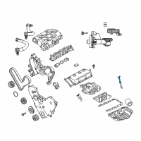 OEM Chrysler Sebring Indicator-Engine Oil Level Diagram - 4892121AA