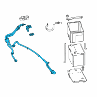 OEM Infiniti Q50 Cable Assy-Battery To Starter Motor Diagram - 24110-4GA0A