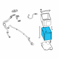 OEM 2012 Infiniti FX35 Batteries Diagram - 2441048S7A