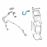 OEM 2014 Infiniti Q50 Cable Assy-Battery Earth Diagram - 24080-4GA0B