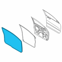 OEM 2021 Ford Ranger Weatherstrip On Body Diagram - KB3Z-2120709-B