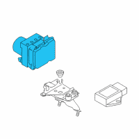 OEM 2014 Infiniti QX50 Actuator & Ecu Assy-Antiskid Diagram - 47660-3WV4B