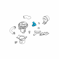 OEM 2006 BMW 525xi Mass Air Flow Sensor Diagram - 11-72-1-438-814