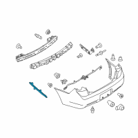 OEM Lincoln MKZ Reflector Diagram - 6H6Z-15A449-AAPTM