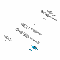 OEM Toyota Corolla Outer Boot Diagram - 04438-02071
