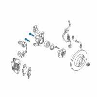 OEM Ford Focus Caliper Bolt Diagram - -W700214-S