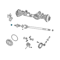 OEM 2021 Ram 2500 Nut-Axle Hub Diagram - 68216186AA