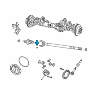 OEM Ram 3500 U-Joint Kit Diagram - 68065428AC